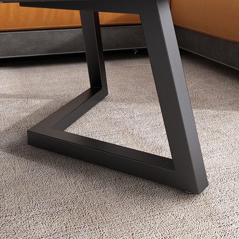 Slate Rectangular Coffee Table No Distressing Single Coffee Table