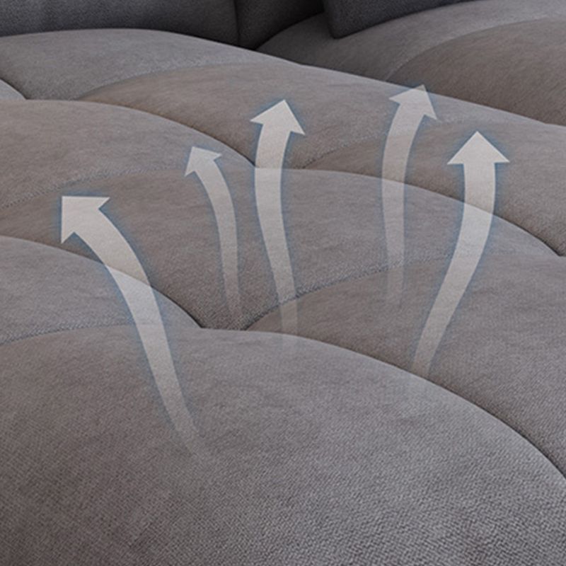 Nordic Cushions Pillow Top Arm Living Room Fabric Stationary Seating