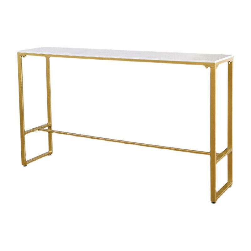 Luxurious Rectangle Bar Table Set 1/4/5/7 Pieces Sintered Stone Counter Table with Stools