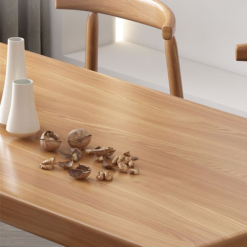 Industrial Rectangle Wood Dining Table 1/2/7 Pieces Dining Set for Kitchen