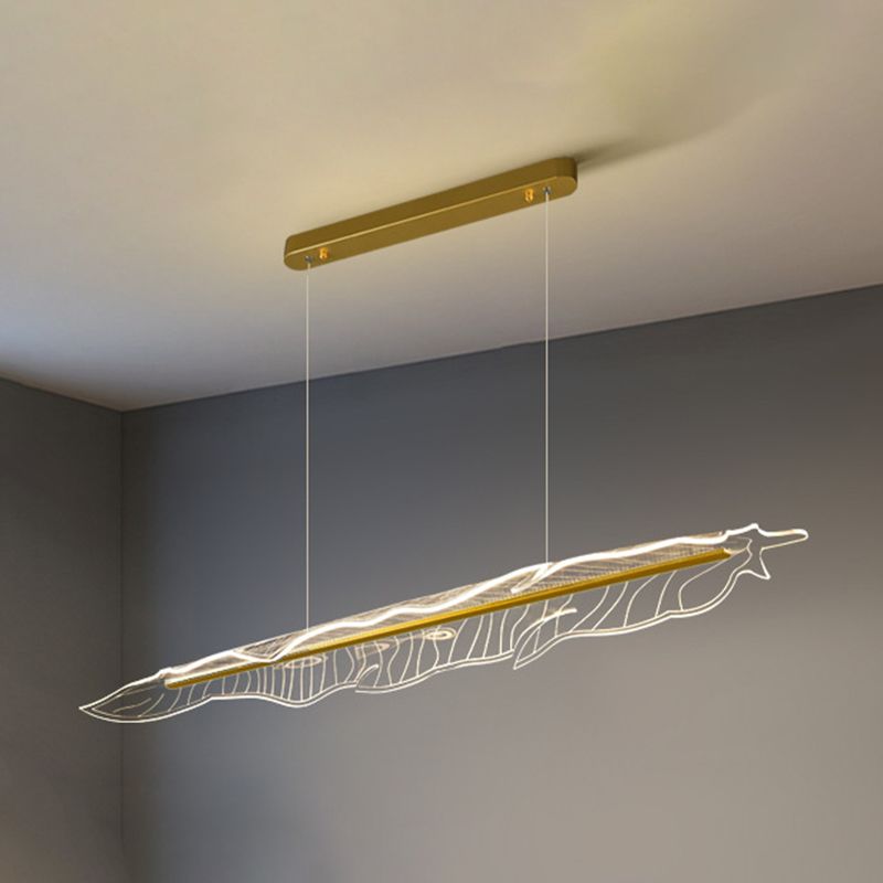 Nordic LED Island Lighting Fixture Creative Acrylic Pendant Light for Dining Room