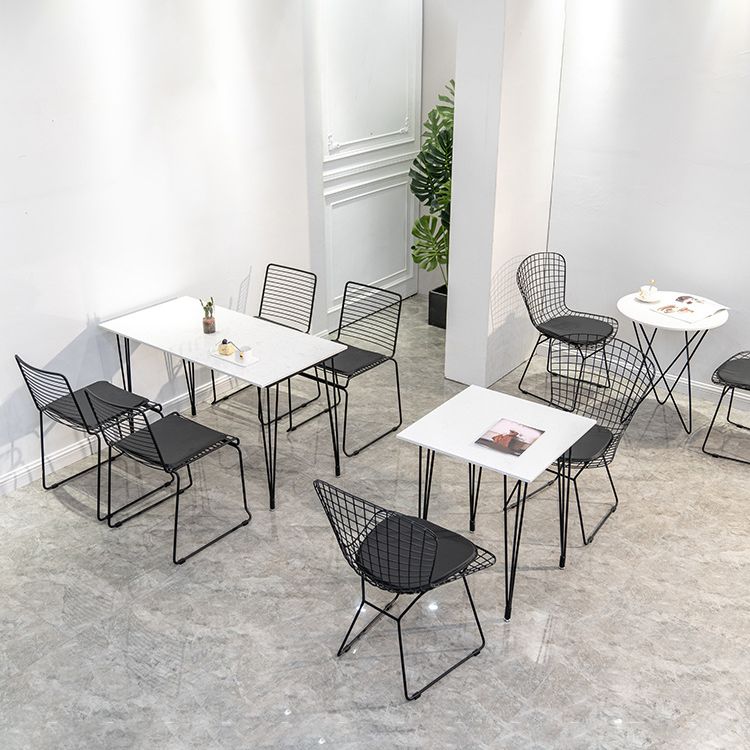 Modern 1/3/4/5 Pieces Dining Set Stone Dining Table for Dining Room Kitchen