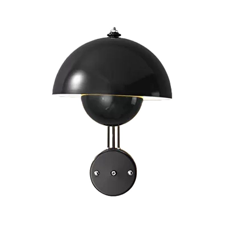 Metal Dome Wall Light Sconces Minimalism 1 Light Wall Mounted Lamp