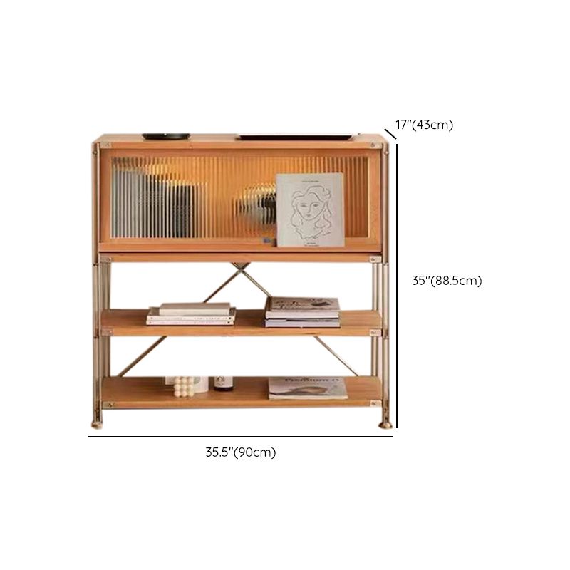 1 Door Storage Cabinet, Modern Rectangular Wooden Cabinet, 35.4"W x 16.9"L x 34.8"H