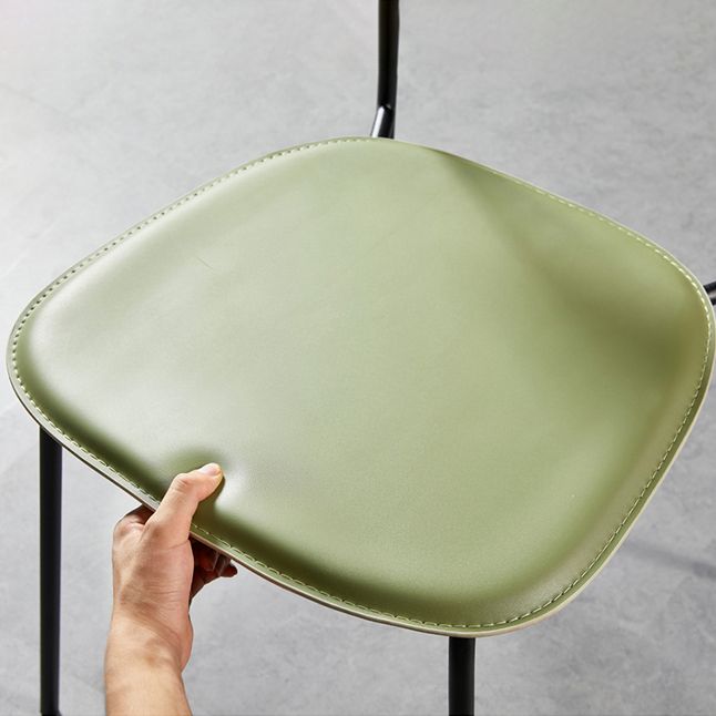 El comedor contemporáneo del metal preside la silla de cena sin brazos con parte posterior abierta para el uso en el hogar