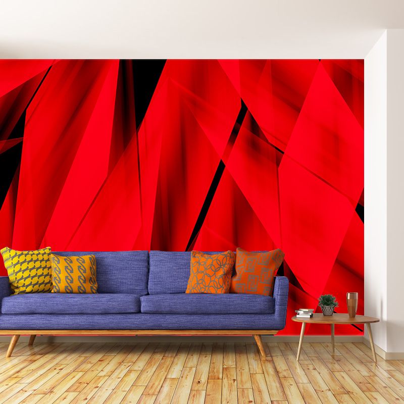 Geometry Mural Wallpaper Modern Living Room Wall Decor, Made to Measure