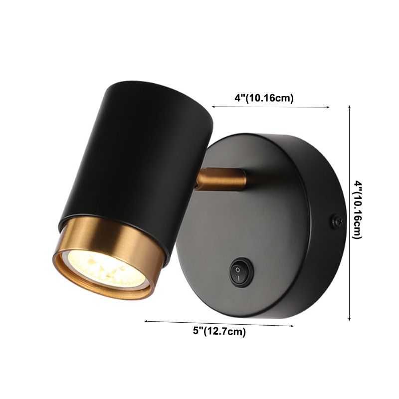 Moderne einfache Wandleuchter 1 Blub Metall Wandmontierte Leuchte für Schlafzimmer Leselampe