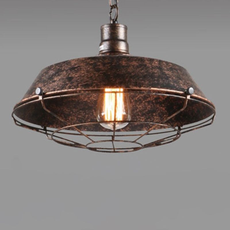 CAGE 1 Light Pendse Lightsing Lights Industrial Metal Lights Pends para restaurante para restaurante