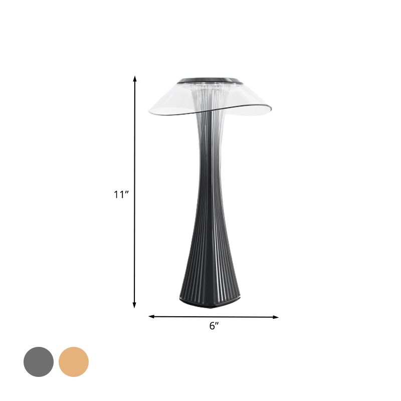 Gray/Rose Gold Slim Winist Desk Light Control Control Acrílico Control Luces nocturnos Lámpara de mesa LED