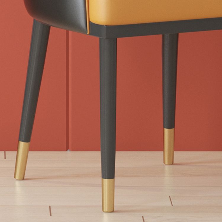 1/3/4/5 Pcs Metal Glam Style Dining Room Set with Round Table Dinette Set