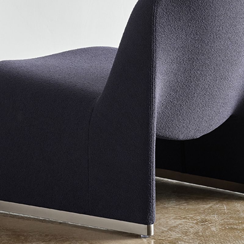 Scandinavian Accent Room Chair 24.8" Wide Fabric Lounge Accent Chair
