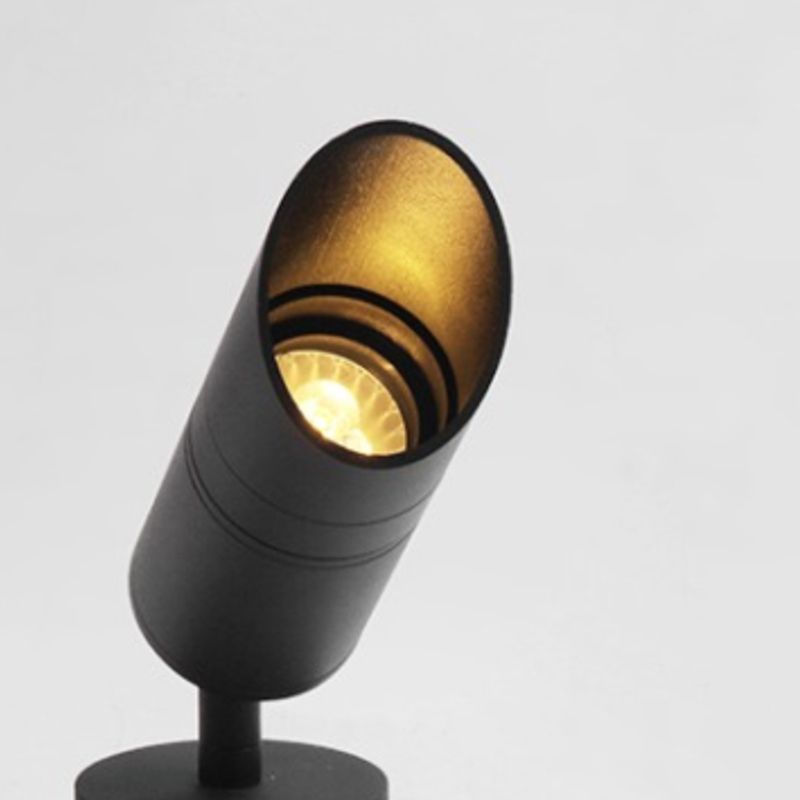 Adjustable 1 - Light Wall Mount Light Modern Wall Reading Spotlight in Dark Black