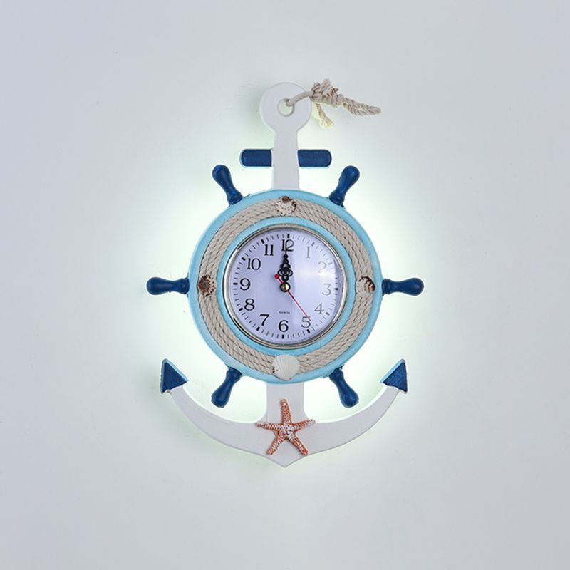 Circle Shaped Child Room LED Wall Mount Lighting Metallic Modern Wall Light Fixture