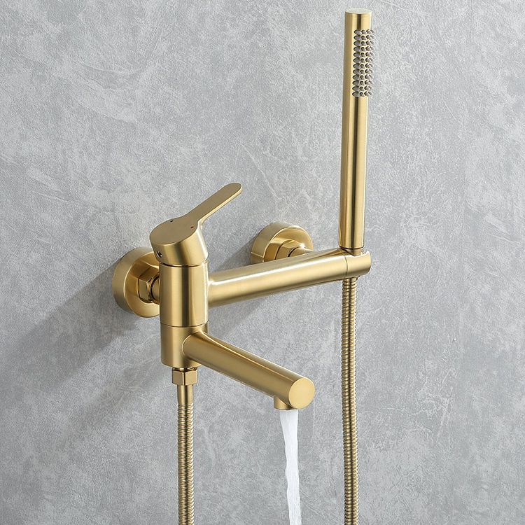 Wall Mounted Bathroom Faucet Contemporary Style Swivel Bathroom Faucet