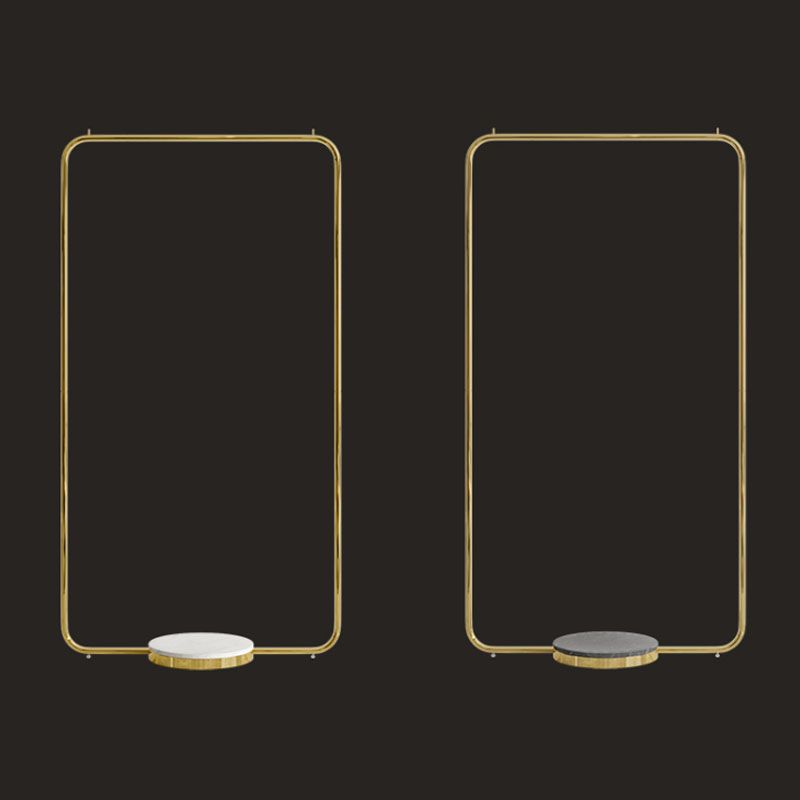 Leisure Metal Hall Tree Solid Color Stainless Steel Coat Rack