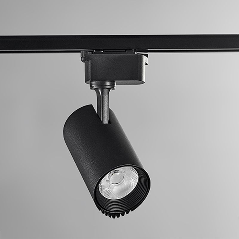 Lámpara de techo de riel LED de forma cilíndrica Montaje de aluminio moderno para sala de estar