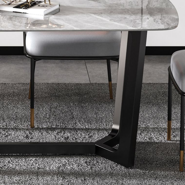 Modern Dining Set Stone 1/5/6/7 Pieces Dining Furniture for Indoor