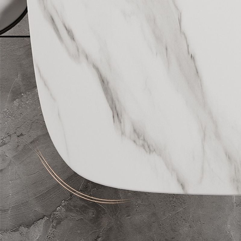 Modern Style Sintered Stone Dining Table Set Rectangle 1/2/5/7 Pieces Dining Set