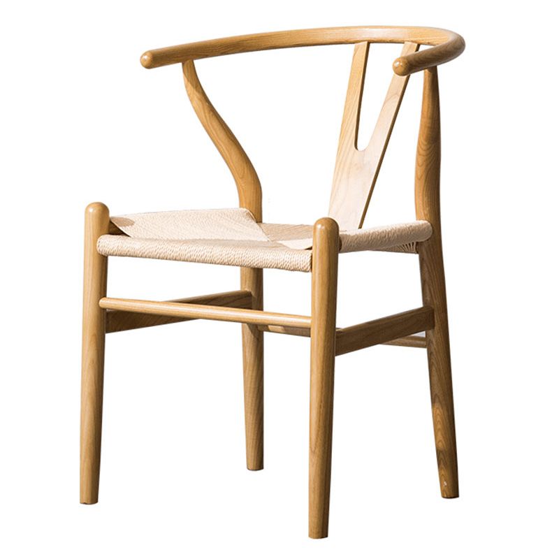 Contemporary Solid Wood Standard Dining Set Rectangle Kitchen Dining Set with 4 Legs Base