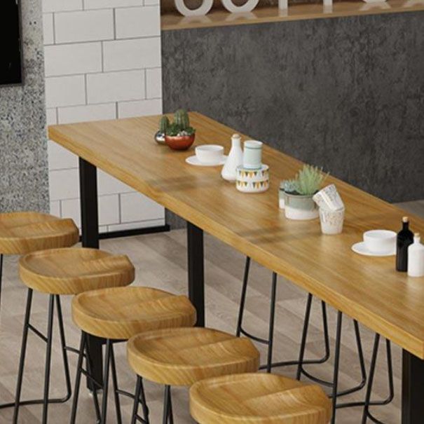 Modern Rectangle Pub Dining Set 1/2/6/7/9/11 Pieces Indoor Table and Stool Set