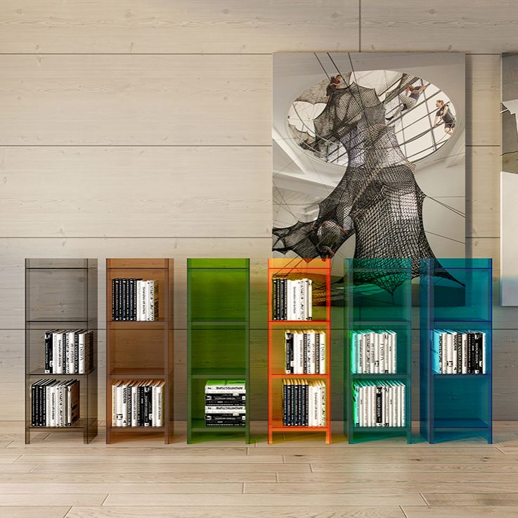 Libreria standard verticale glam acrilico chiuso libreria per soggiorno