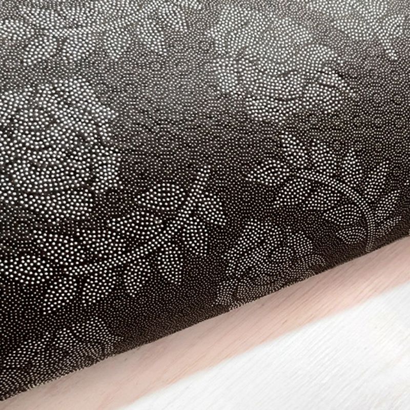 Simplicity Geometric Pattern Rug Creative Modern Round Carpet Polyester Friendly Washable Rug for Home Decoration