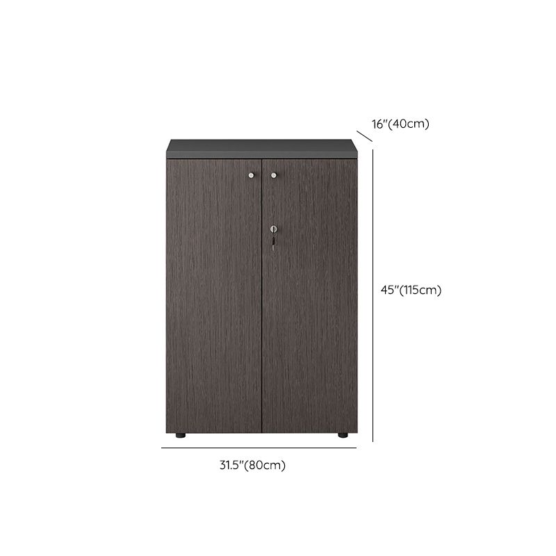 Modern Style Filing Cabinet Wood Vertical Filing Cabinet with Locking Storage