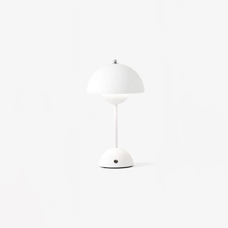 Macaroon Dome Shade Tischlampe, einfaches Metalltischlicht mit Ein/Aus -Schalter