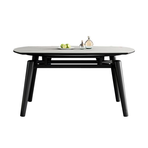 5/7 Pcs Dining Set with Foldable Dining Table and Faux Leather Chairs