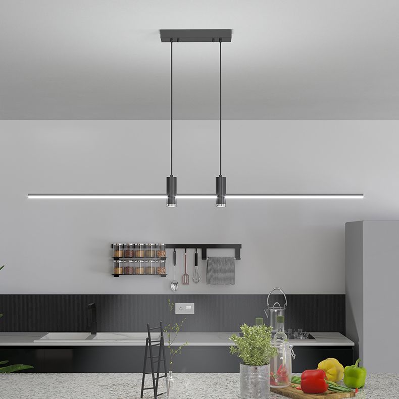Moderno Simple LED Island Light Comedor accesorio de lámpara colgante