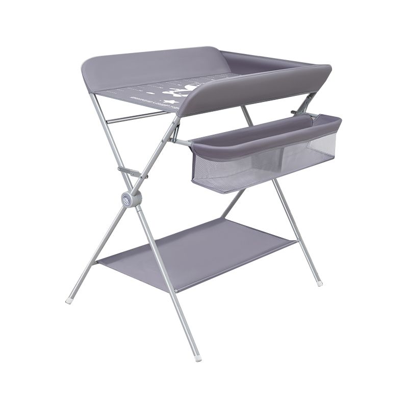 Portable Changing Table Modern Baby Changing Table in Matte Finish