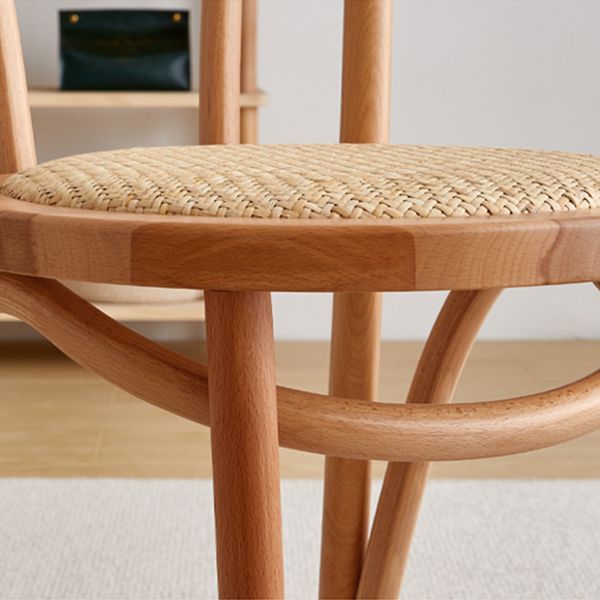 La madera de haya del estilo moderno preside el lado trasero de Windsor que cena el sistema de la silla de la cocina