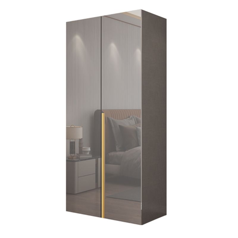 Engineered Wood Wardrobe Closet with Shelves Modern Wardrobe Cabinet for Home