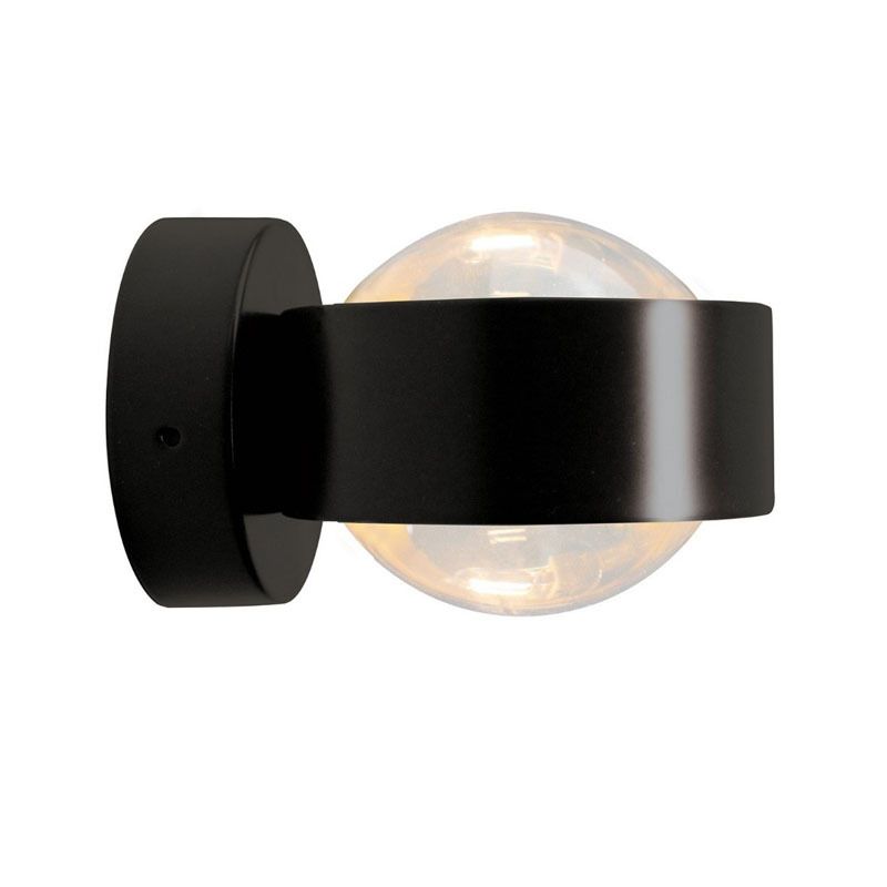 Metal Round Shape Wall Light Modern 2 Lights Wall Mount Light Fixture