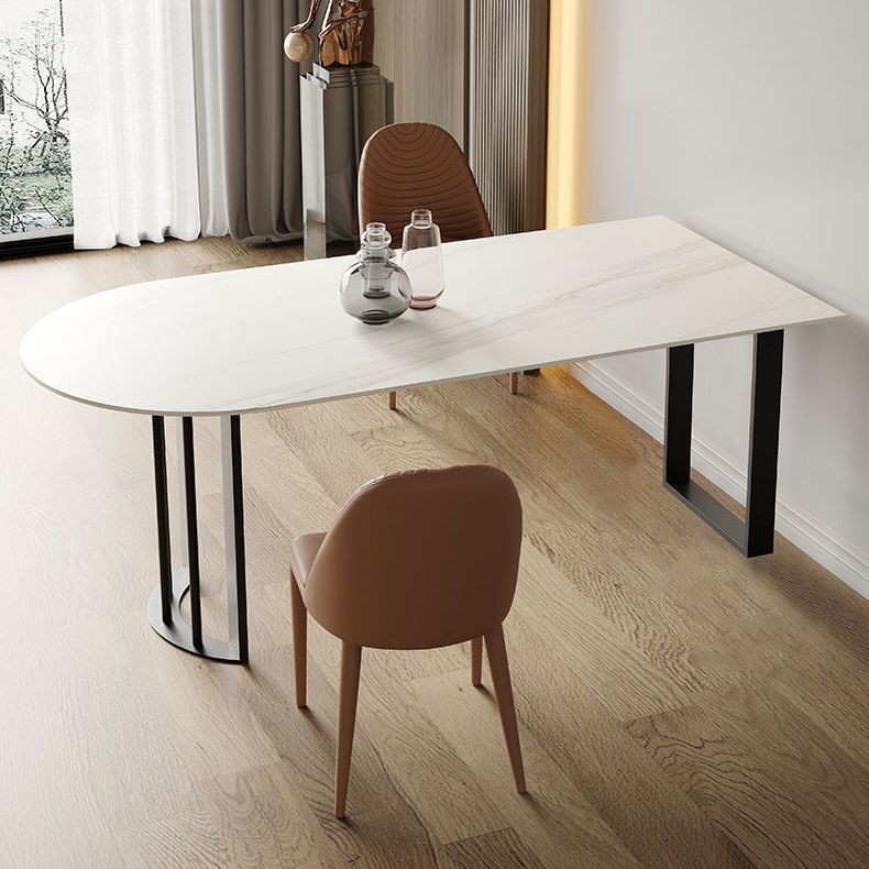 Simplicity Style Dining Table White Dinner Table for Home Kitchen Dinner