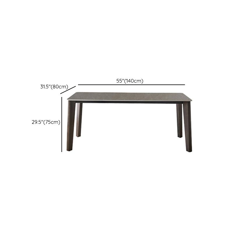 Sintered Stone Dining Table Set 1/4/5/7 Pieces Dining Set for Kitchen