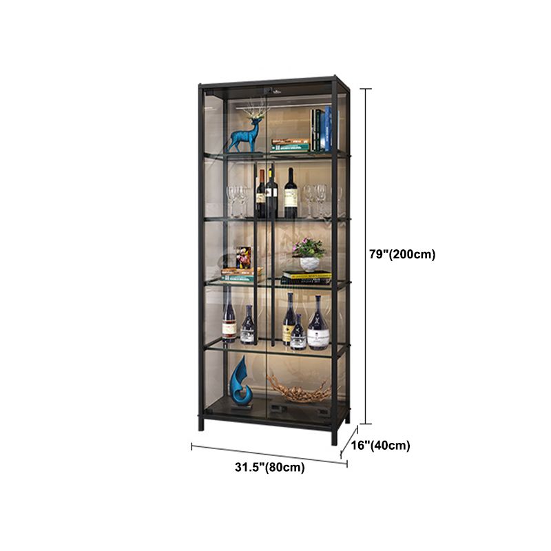 Luxury Floor Wine Bottle Rack Metal Bottle Holder for Living Room