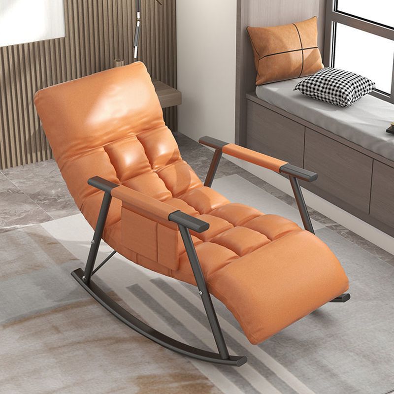 Modern Single Rocker Chair Simple Chair for Living Room and Bedroo