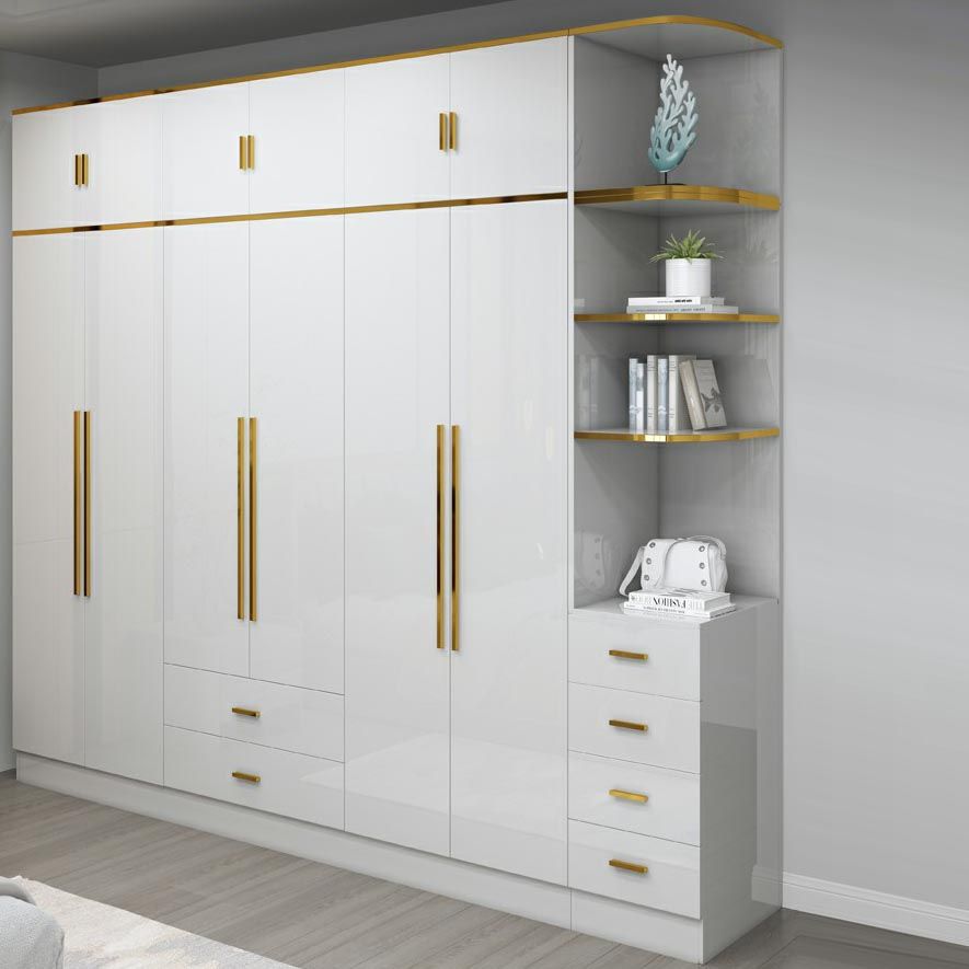 Wardrobe European Modern Simple Net Red Light Luxury Small Family Bedroom