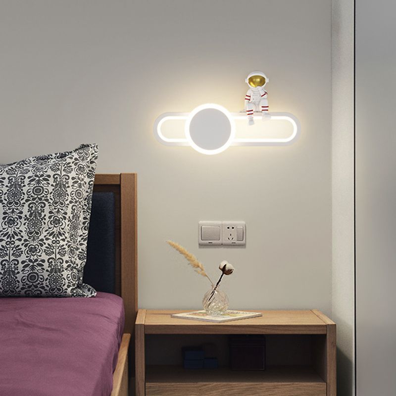Nordic Metallic Wall Light Creative LED Wall Light Sconce for Kids' Room