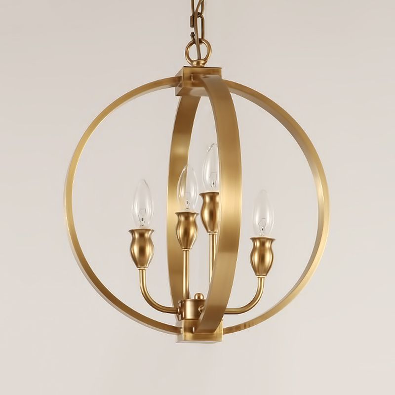 Gold 4/6 lumières lustre luminaire lux