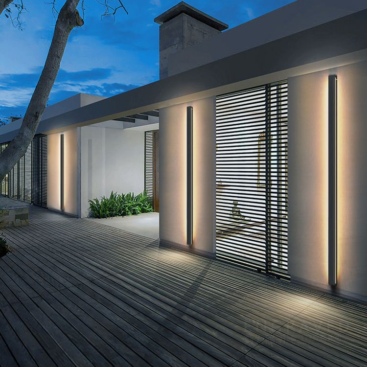 Nordische moderne Wandleuchten leichter Wohnzimmer Einfaches LED LAND STRIP WALL LAMPELTURE