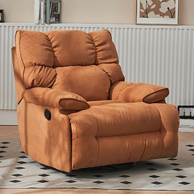 Scandinavian Upholstery Recliner Chair Microsuede Standard Recliner