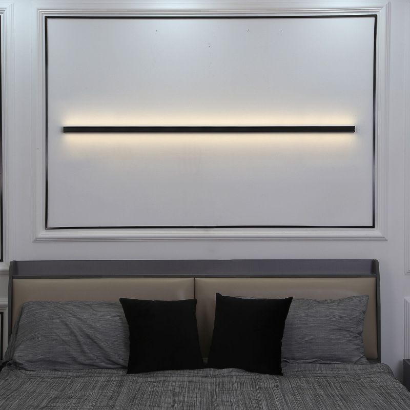 Estilo contemporáneo lámparas de luz lineal lineal aluminio 1 lámparas de pared LED de luz