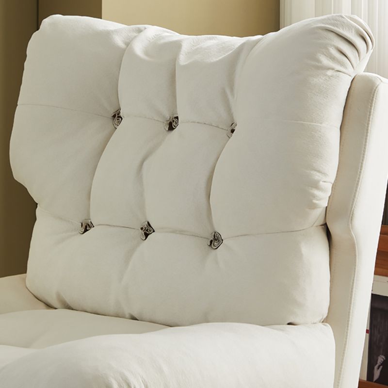 Faux Leather Recliner Solid Color Standard Recliner Chair with Tufted Back