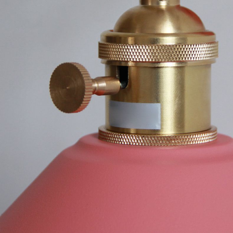 Lumières murales de style moderne Éclairage mural macaron métallique pour chambre