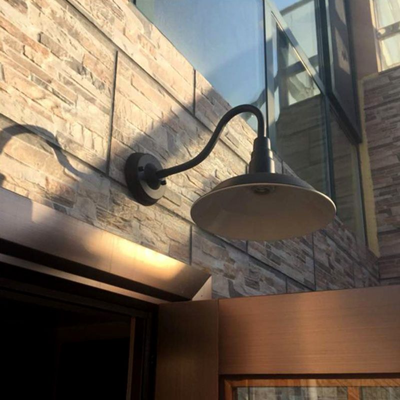 1 Light Metal Geometric Shade Wall Lighting Industrial Style Wall Mounted Light Fixture