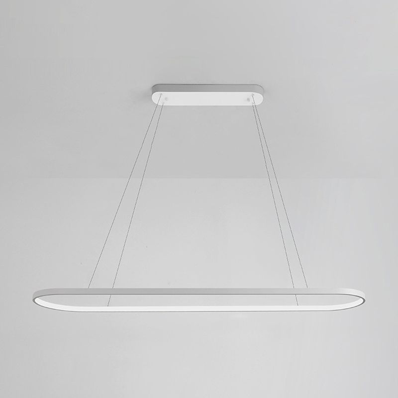 Moderne kroonluchters voor eetkamer ovaal plafond hanger licht metaal orb kroonluchter