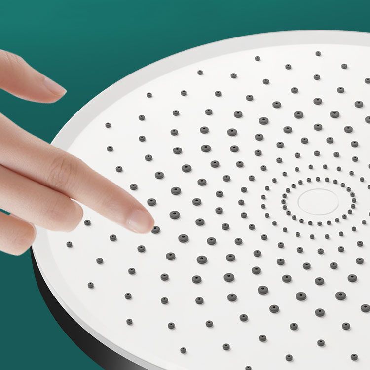Round Fixed Shower Head Contemporary H2O Kinetic Technology Wall-Mount Shower Head