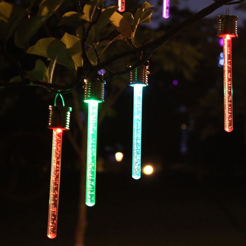 Decorative Bubble Bar LED Suspension Light Acrylic Garden LED Suspension Light Fixture in Clear